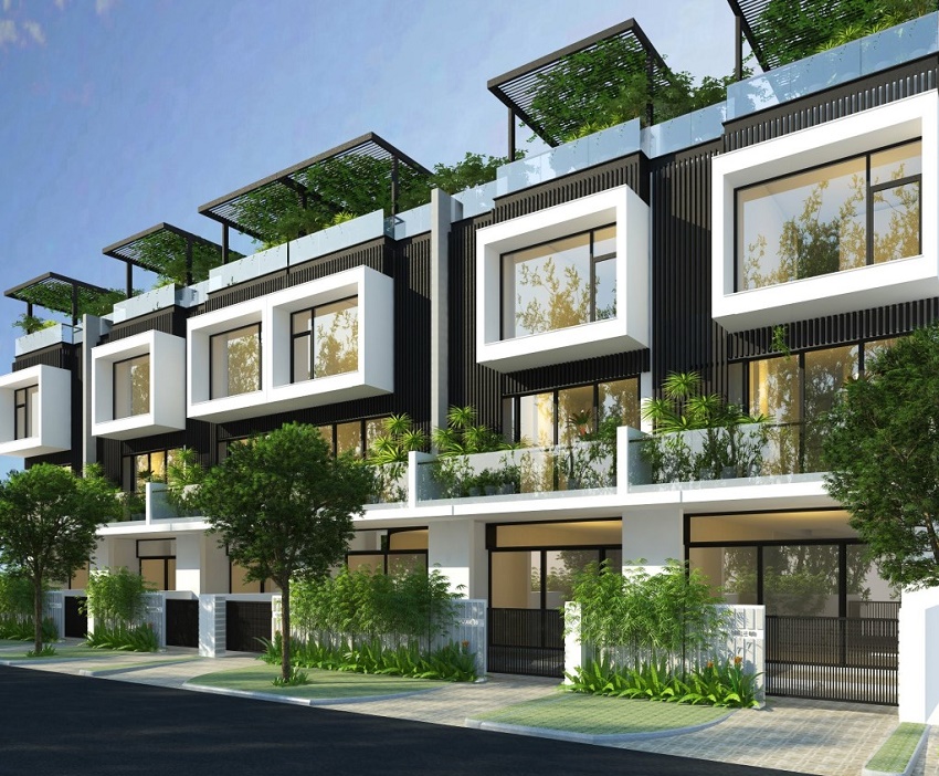 Phối cảnh nhà liền kề Gamuda Giai đoạn 4 -ST5 - Dahlia Homes