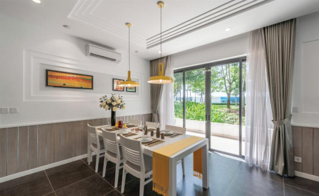 Thiết kế biệt thự song lập Courtyard Homes - Gamuda Gardens - phòng ăn