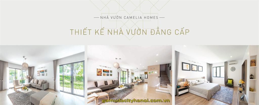 thiết kế nhà vườn đẳng cấp Camelia Homes - Liền kề ST4 - Gamuda Gardens